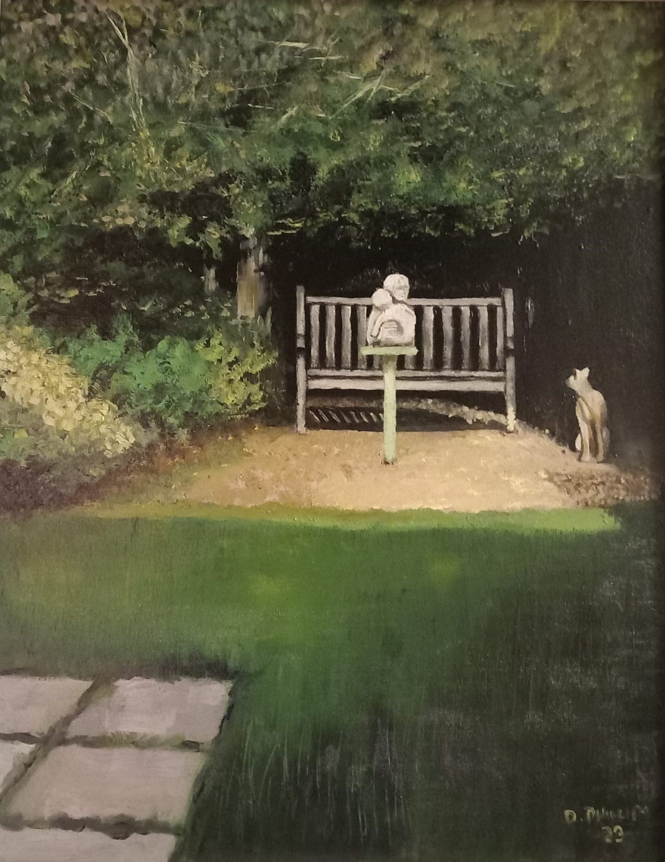 Bench - Original Oil Painting